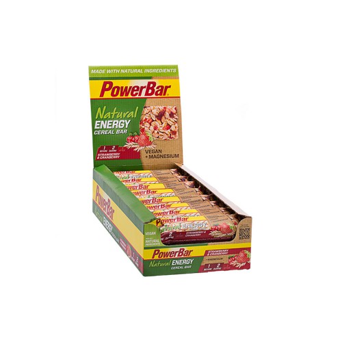 POWERBAR energy bar Natural Energy Cereal Vegan Strawberry & Cranberry